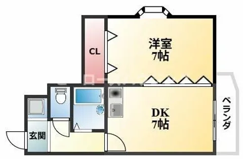 OT千里【2階】の間取り