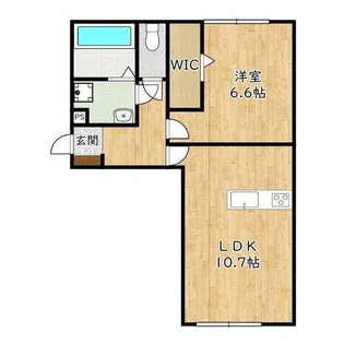 大阪府大阪狭山市茱萸木2丁目【アパート】の間取り