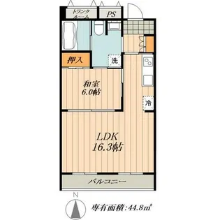 フォレストパーク千鳥【2階】の間取り