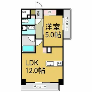 RAFFLE OZONE【10階】の間取り