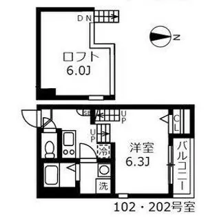 ハーモニーテラス西日置【1階】の間取り
