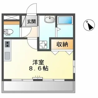 サンシャイン有松【2階】の間取り