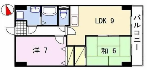 オーセント飯田【4階】の間取り