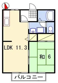 パルボナール【2階】の間取り