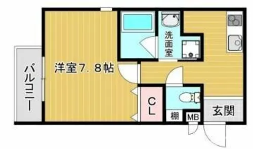 Oak中穂積【1階】の間取り