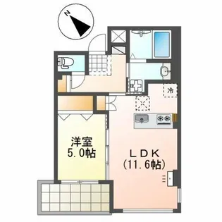 ナスタチウム【101号室】の間取り
