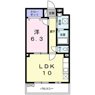ザ レジデンス 京都・東【3階】の間取り