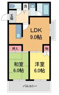 シャルマンドミール【303号室】の間取り