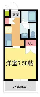 ベルファーム甲子園【203号室】の間取り