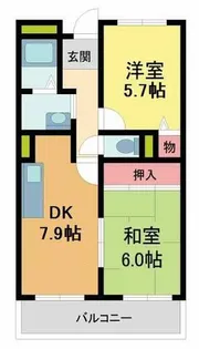 シャルマン【3階】の間取り
