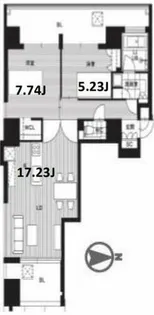 One Shinmachi【5階】の間取り