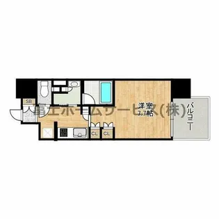 アーバネックス心斎橋【12階】の間取り