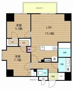 LEGALAND+ABENO SANMEICHO【2階】の間取り