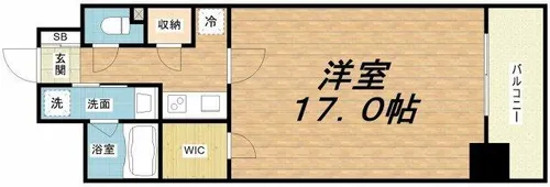 南久宝寺FUKUE2023【11階】の間取り