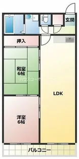 フィオーレ塚口【4階】の間取り