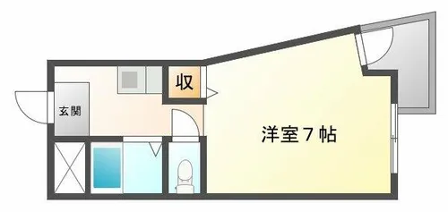 グラシア垂水【1階】の間取り