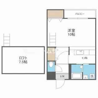 メゾンクレアスタイル【3階】の間取り
