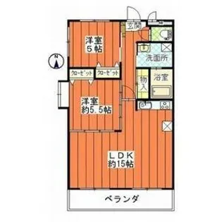 室賀ビル【3階】の間取り