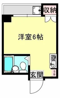 アークハウス中尾【1階】の間取り