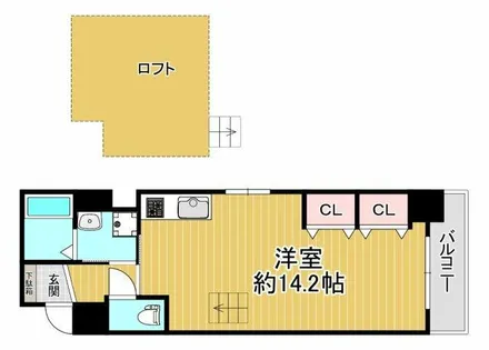 パークナードフィットなかもず【10階】の間取り