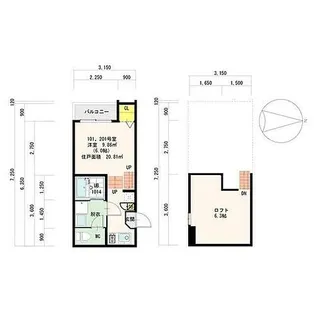 Belle Demeure【1階】の間取り