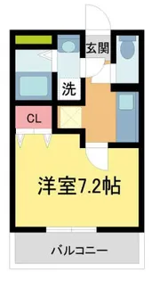 アムール美貴【1階】の間取り