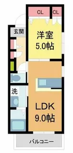 Granate西宮【207号室】の間取り