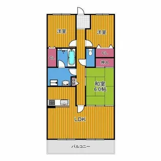 イトーピア金剛東グランヒルズ【14階】の間取り