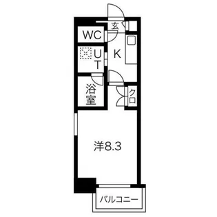 シティライフ今池【9階】の間取り