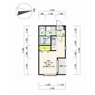 シャルム名古屋【1階】の間取り