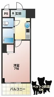 フェニックス日本橋高津【2階】の間取り
