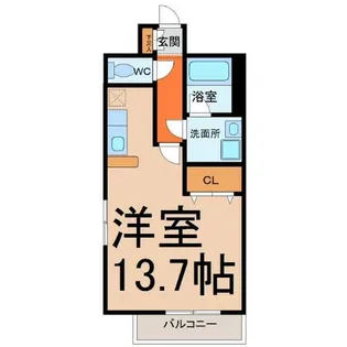 SKYGATE主税町(スカイゲート主税町)【4階】の間取り