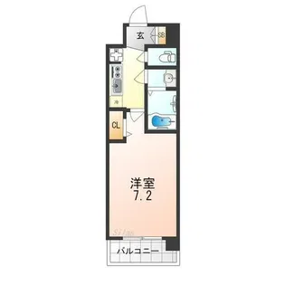 プレサンスTHE KYOTO 流雅【7階】の間取り