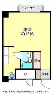 南1条グランドハイツ【4階】の間取り