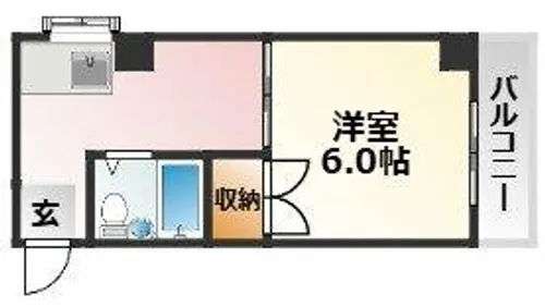 大阪府大阪市東淀川区豊里6丁目【マンション】の間取り