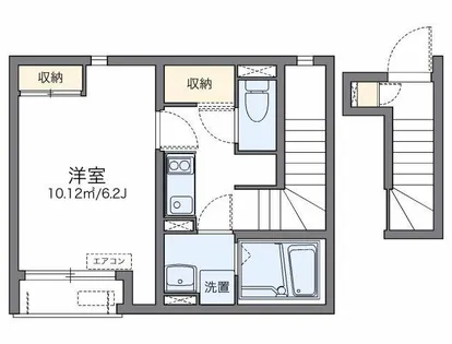 レオネクストサウスユーアイ【202号室】の間取り