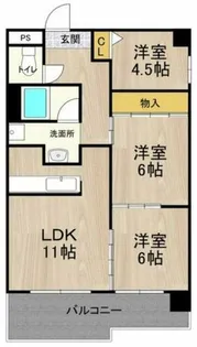 テンフォーティ【4階】の間取り