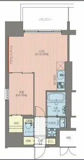 レオングラン本町橋【6階】の間取り