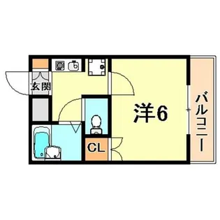 シャルマンコート東灘【4階】の間取り