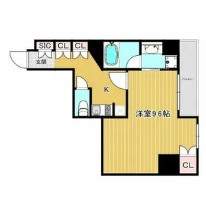 モンテノーム南堀江【4階】の間取り