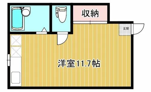 ルーチェ・オット【201号室】の間取り