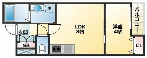 H-maison加美正覚寺XIII【1階】の間取り
