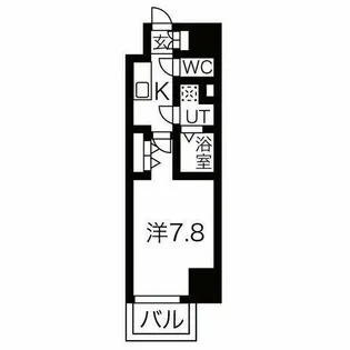 エスリード金山リュクス【8階】の間取り