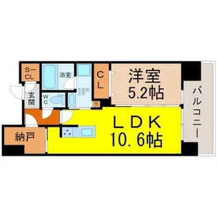 アースグランデ泉【11階】の間取り