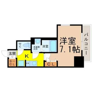 ディアレイシャス金山【8階】の間取り