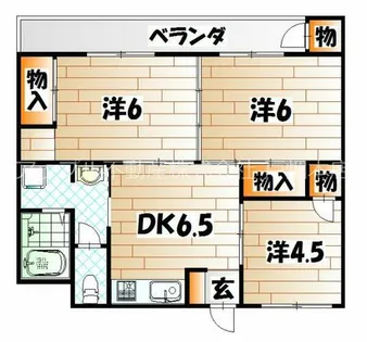 e-lux祇園原【307号室】の間取り