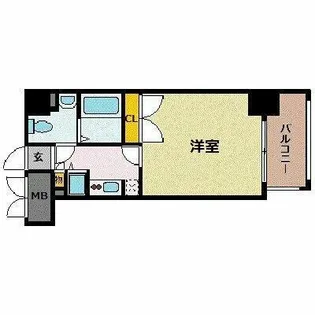 サヴォイステーション【10階】の間取り