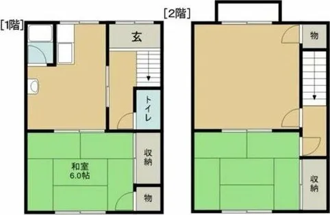 コーポ野村【1階】の間取り