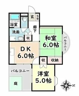 愛知県名古屋市天白区野並2丁目【マンション】の間取り