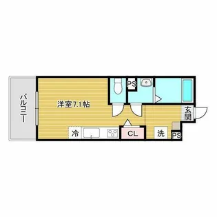 フォルテ ウェスト【5階】の間取り